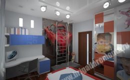 Концепт отделки детской комнаты в квартире на Московской